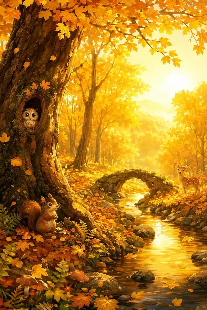 Contoh gaya tersendiri Storybook Magic yang dicipta di CreateVision AI