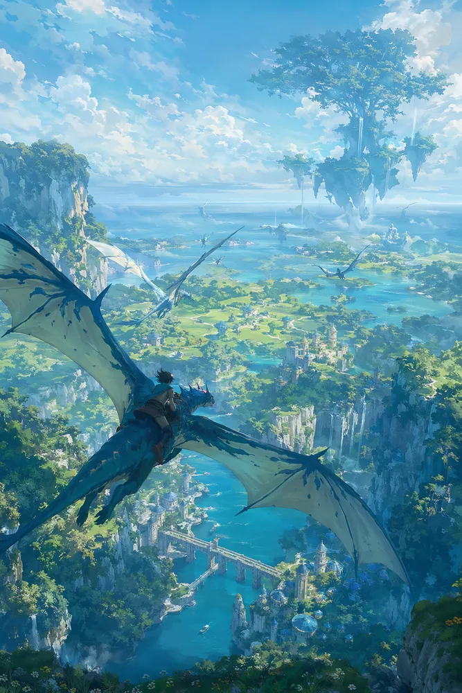 Contoh gaya tersendiri Miyazaki yang dicipta di CreateVision AI