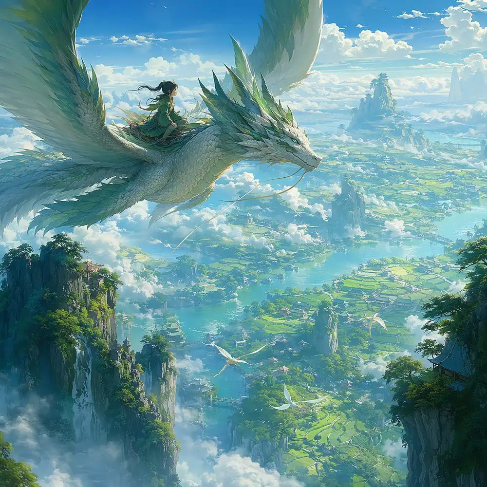 Contoh gaya tersendiri Miyazaki yang dicipta di CreateVision AI