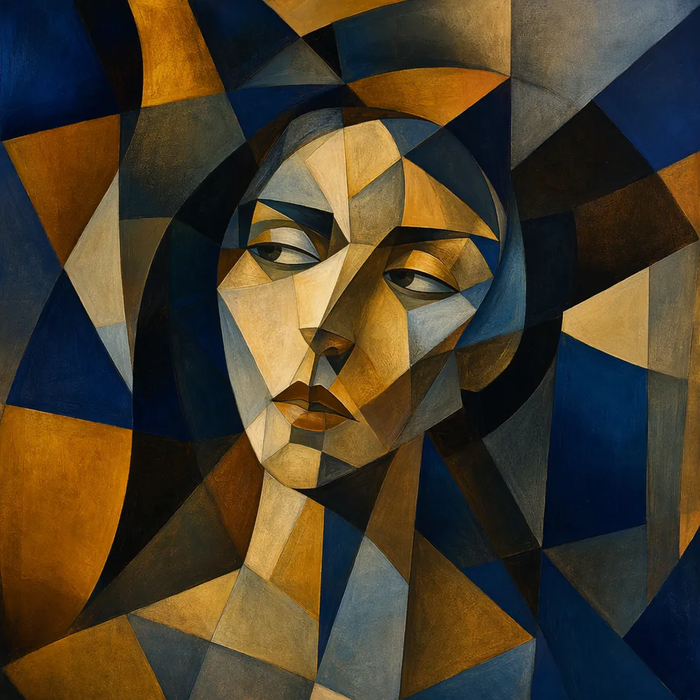 Picasso signature style example created on CreateVision AI