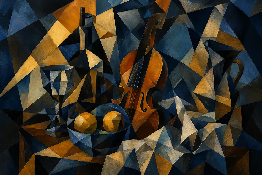 Picasso signature style example created on CreateVision AI