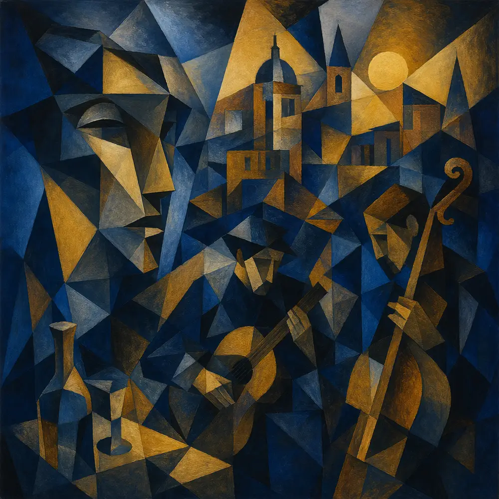 Picasso signature style example created on CreateVision AI