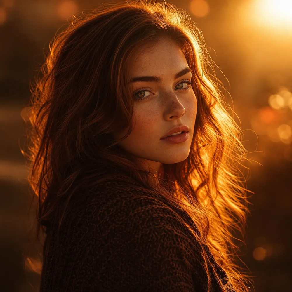 Portrait Lens signature style example created on CreateVision AI
