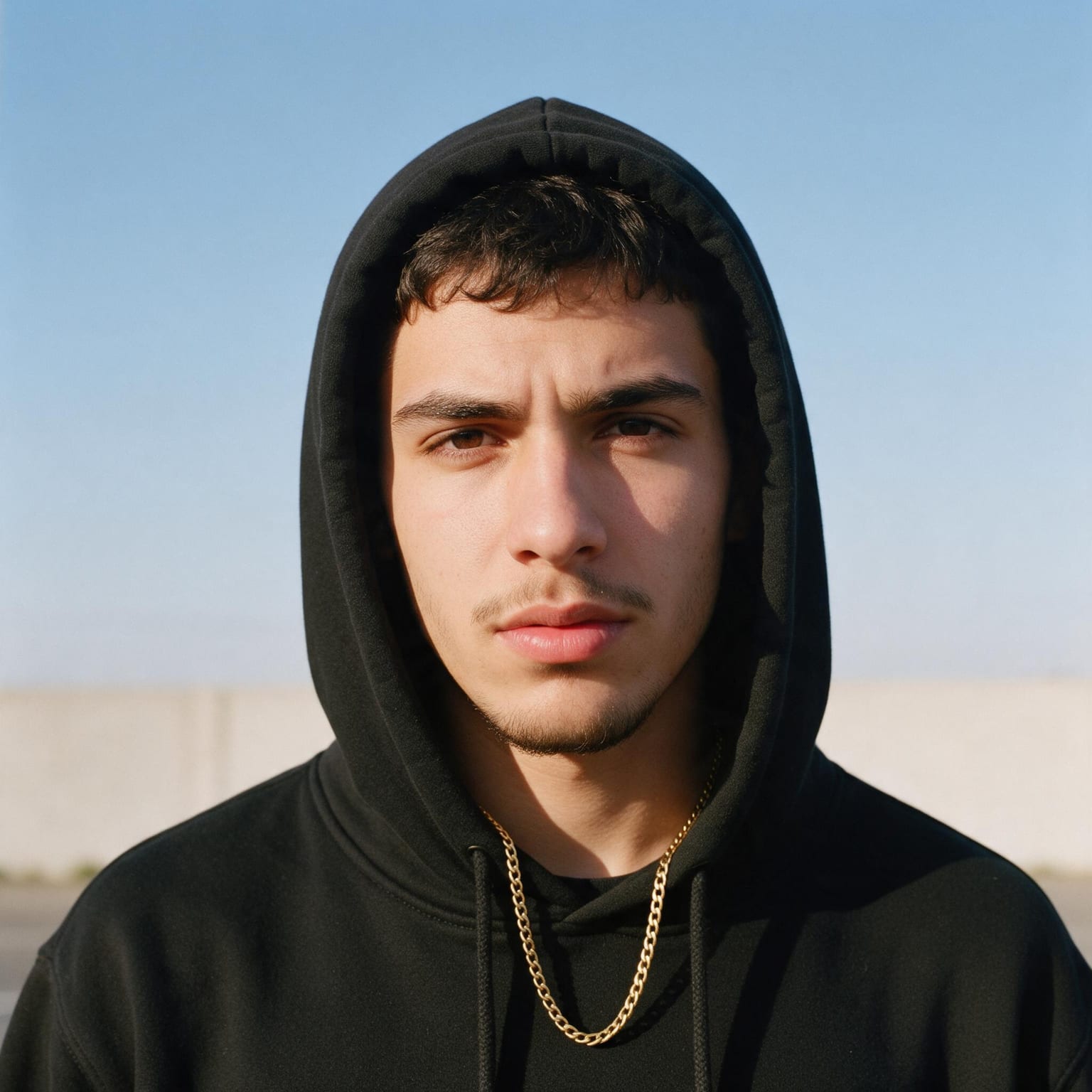 Artist phone photo used as the input for a Trap album cover