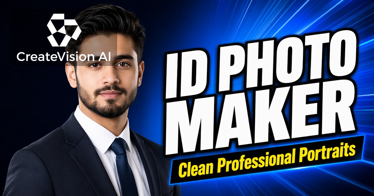 Free Passport Photo Maker – AI ID Photos in Seconds | CreateVision