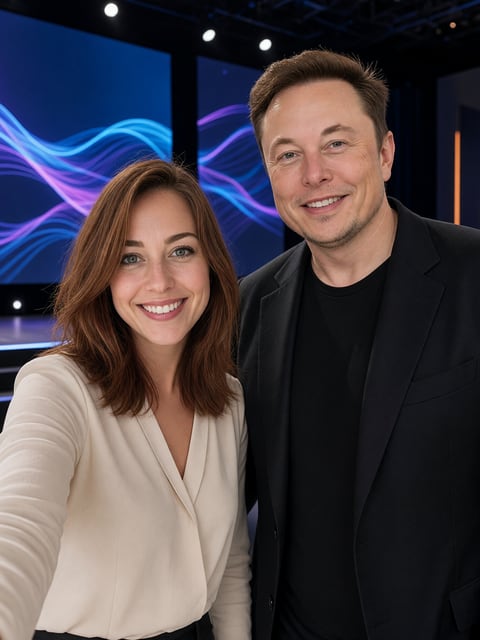 On Stage with Elon Musk