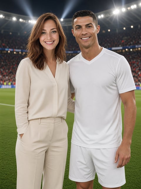 On the Pitch with Ronaldo