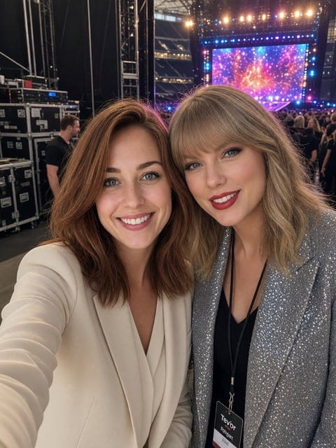 Backstage with Taylor Swift