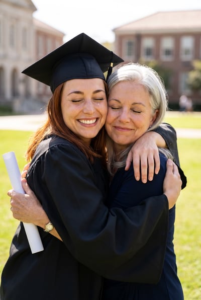 Graduation Hug