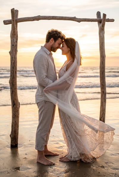 Vœux sur la plage