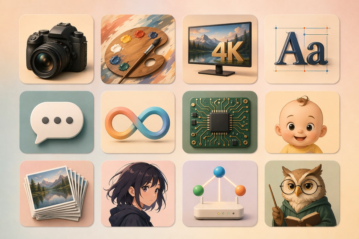 Best AI image generator by use case — 12 categories, 12 winners