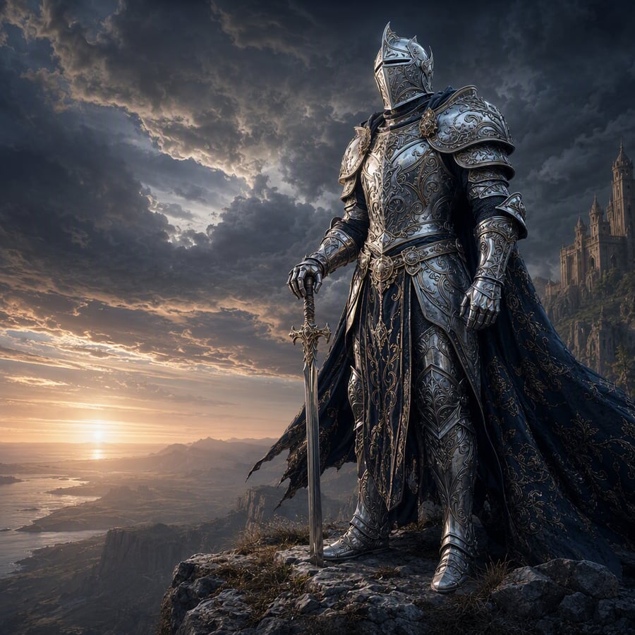 Test 3 — Detail & style: an engraved fantasy armor concept — GPT Image 2