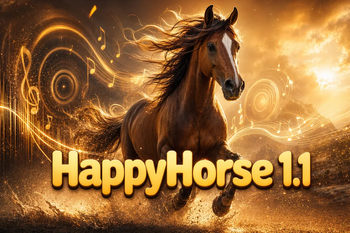 Give your next clip a voice with HappyHorse 1.1