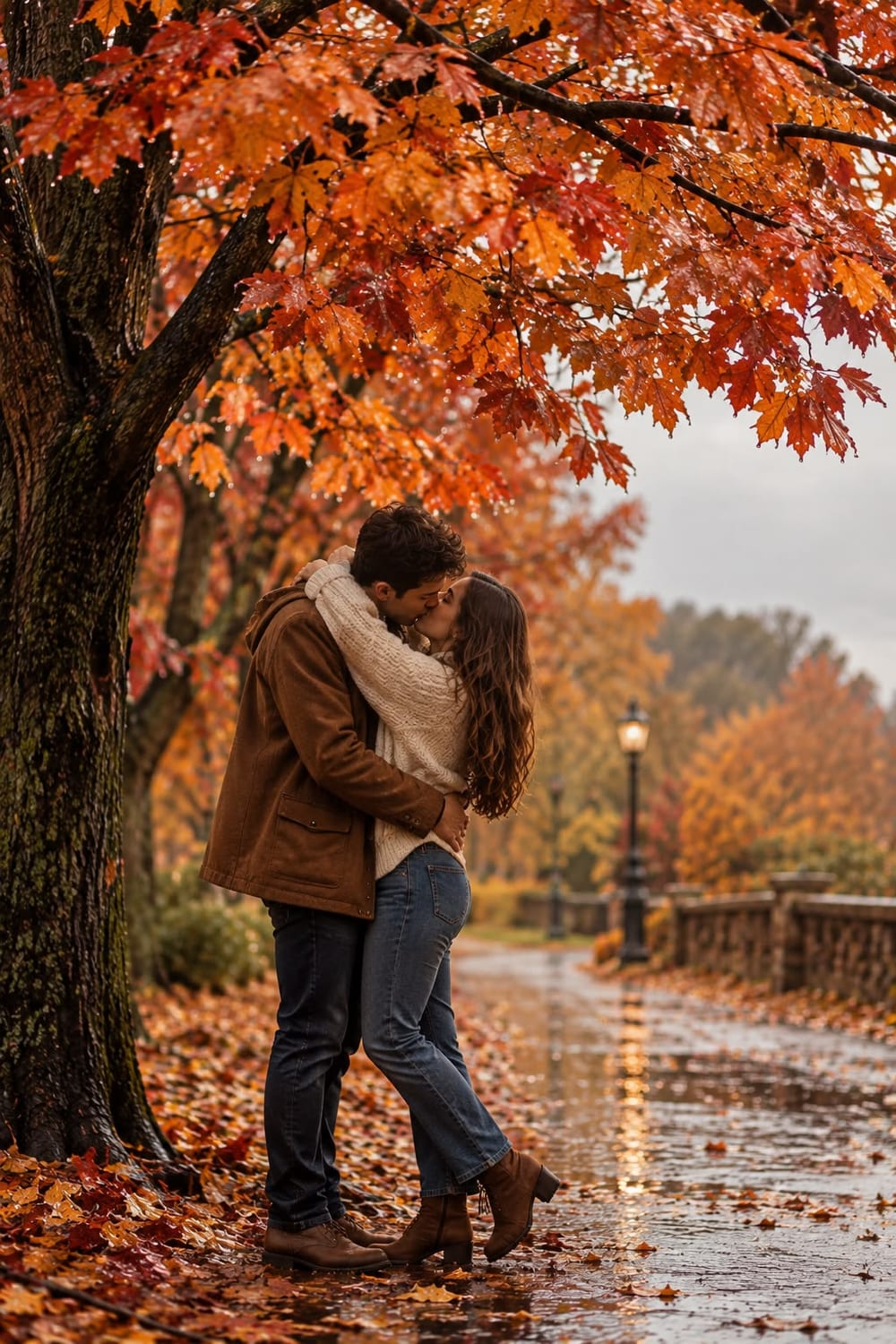 Autumn Tree Kiss